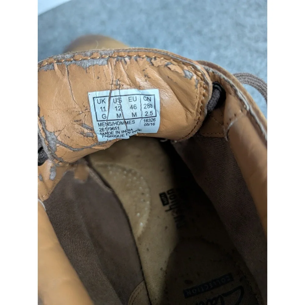 Clarks‎ Men's Chukka Style Tan Suede Books Size 12 READ